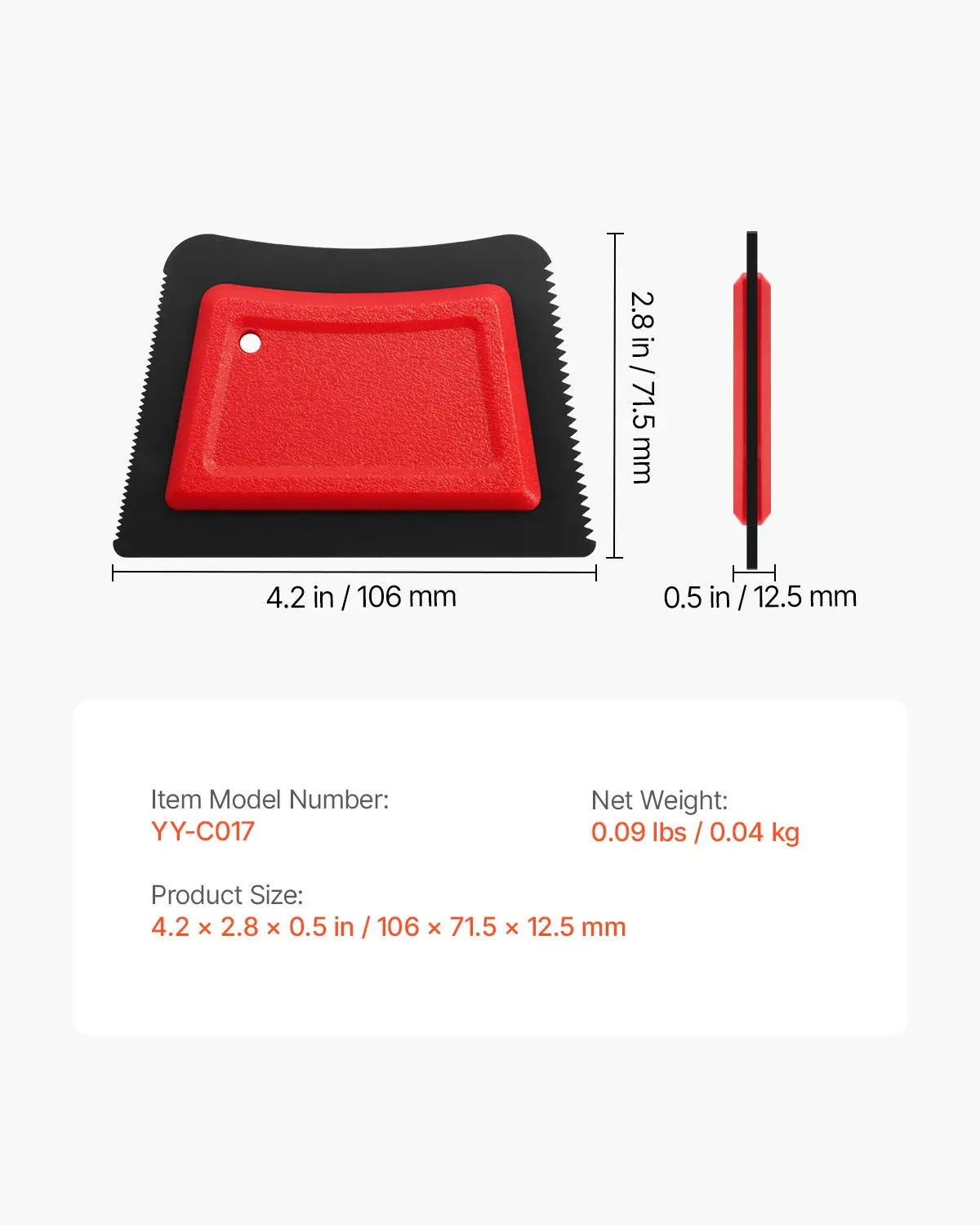 VEVOR Mini Pet Hair Remover, Dog Cat Hair Removal Tool, Multi-Surface Reusable Pet Hair Remover Auto Interior Detailing Supplies, for Car Couch Furniture Lint Carpet Clothing Bedding Pet Bed Cat Tree