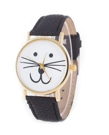 Mr. Whiskers Cat Watches 9 lives And 9 colors